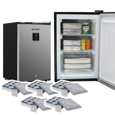 보존식 냉동고(60L)+사각보존용기(9P)5개 세트